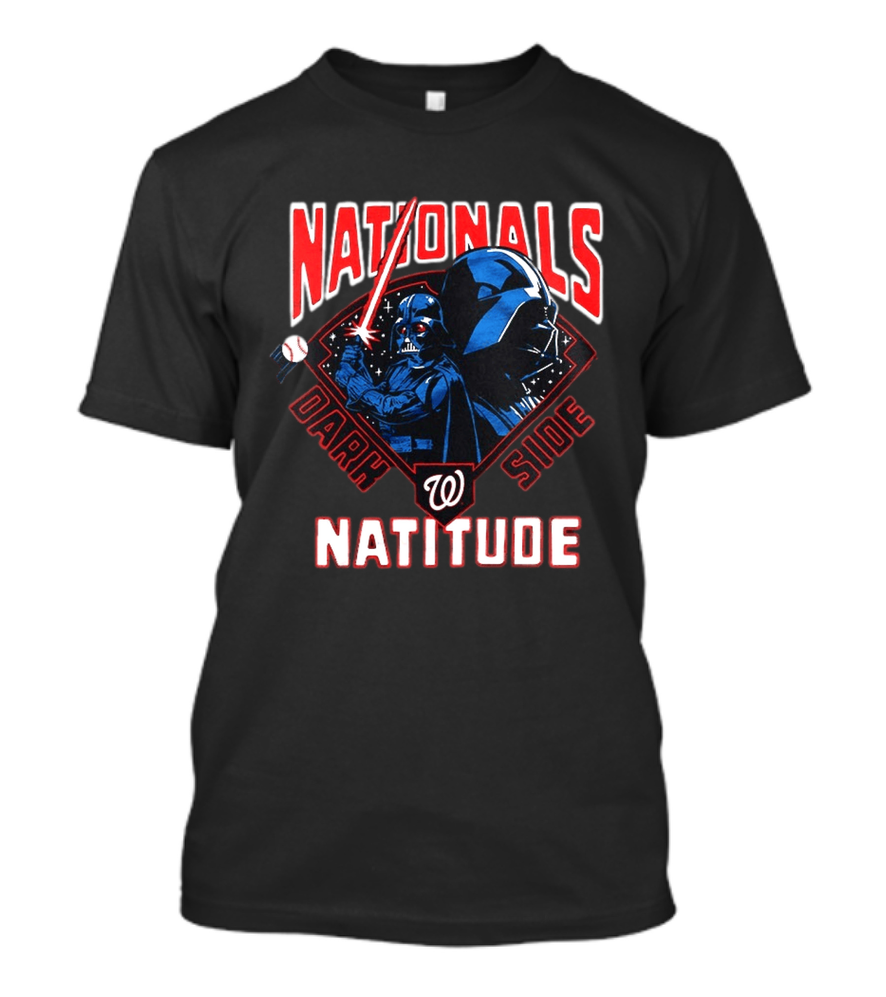 Nationals Natitude Dark Side Darth Vader Star Wars T-Shirt