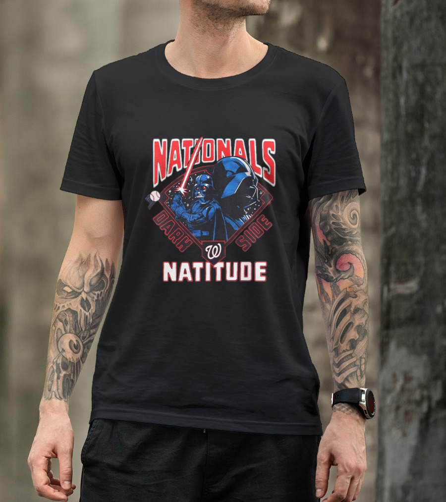 Nationals Natitude Dark Side Darth Vader Star Wars T-Shirt