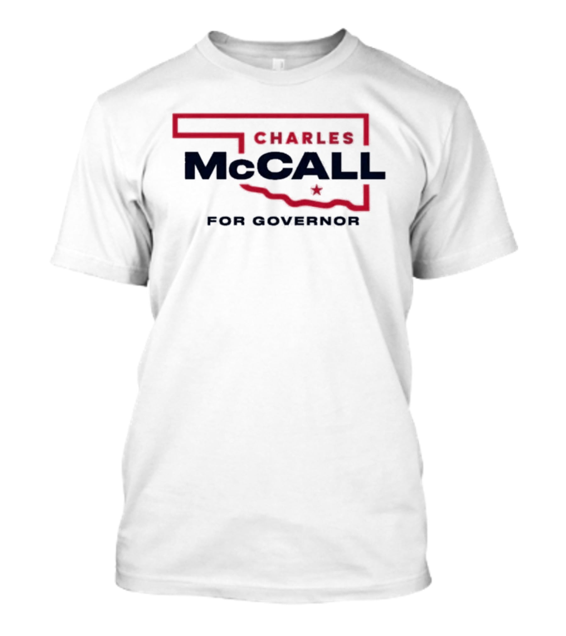 Charles McCall Oklahoma Governor 2026 Election Campaign T-Shirt