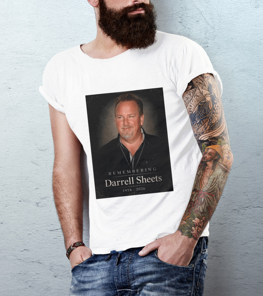 Remembering Darrell Sheets 1958 2026 Memorial T-Shirt