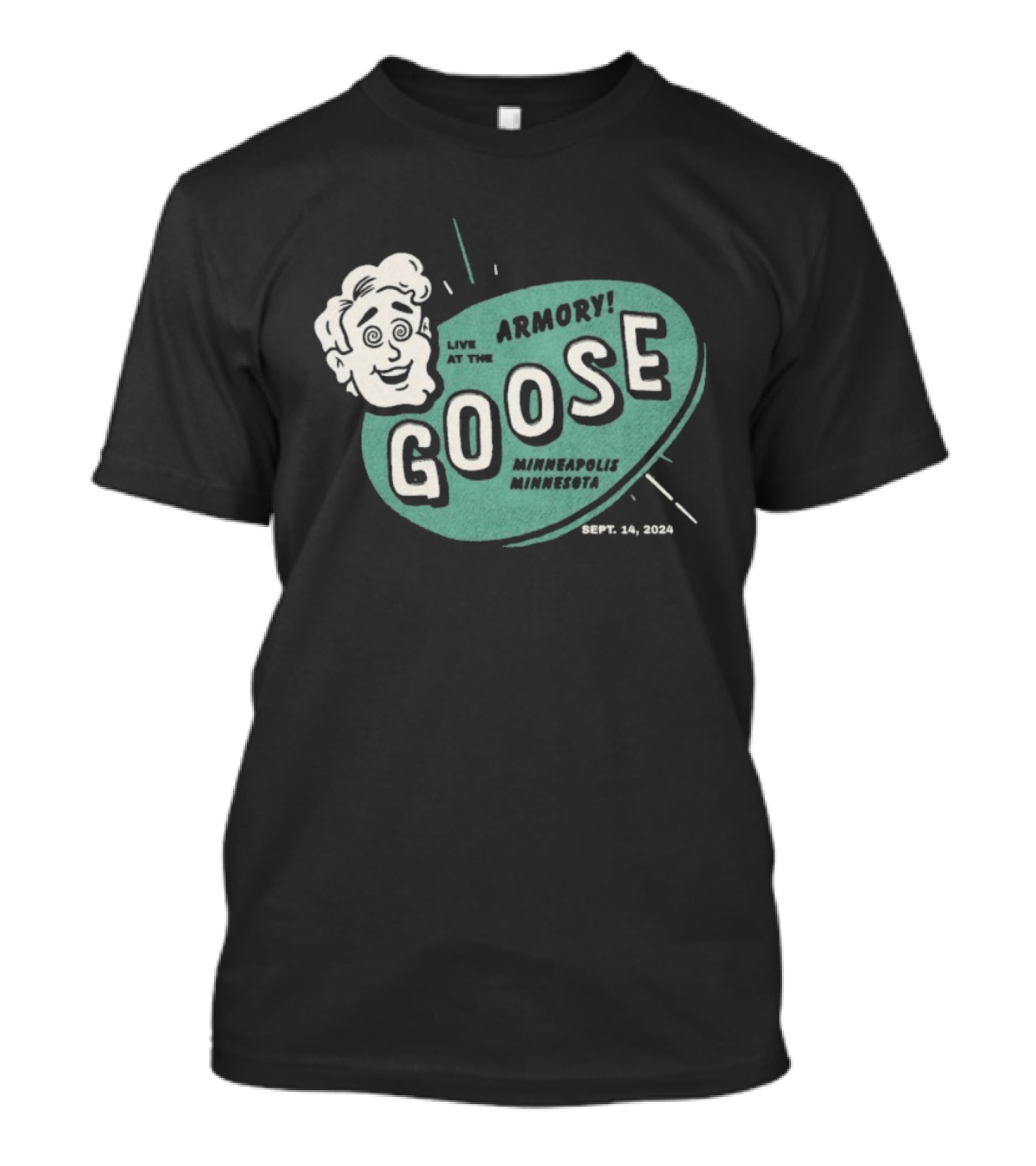 Live At The Armory Goose Minneapolis Minnesota Sept 14 2024 Event T-Shirt