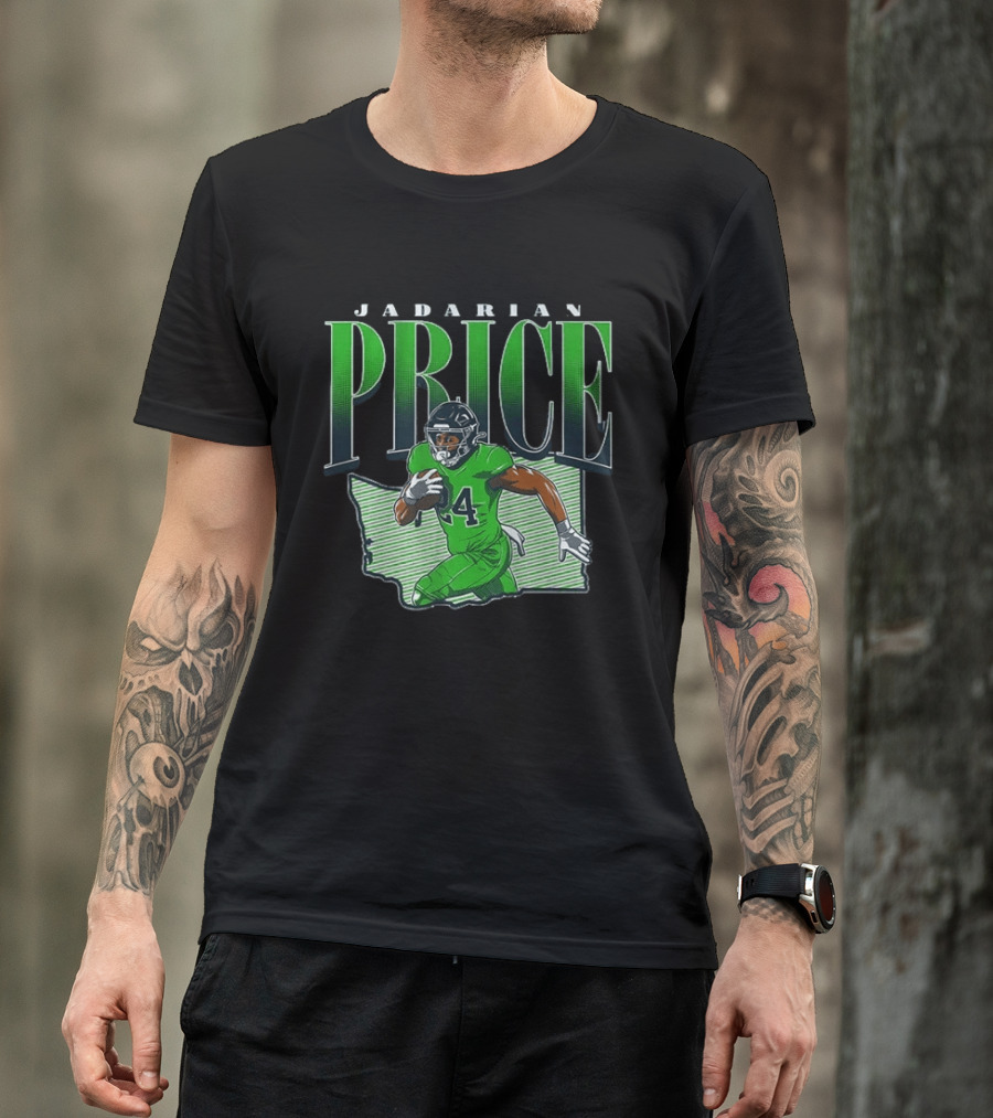 Jadarian Price Seattle Football 2026 Draft Prospect Player T-Shirt