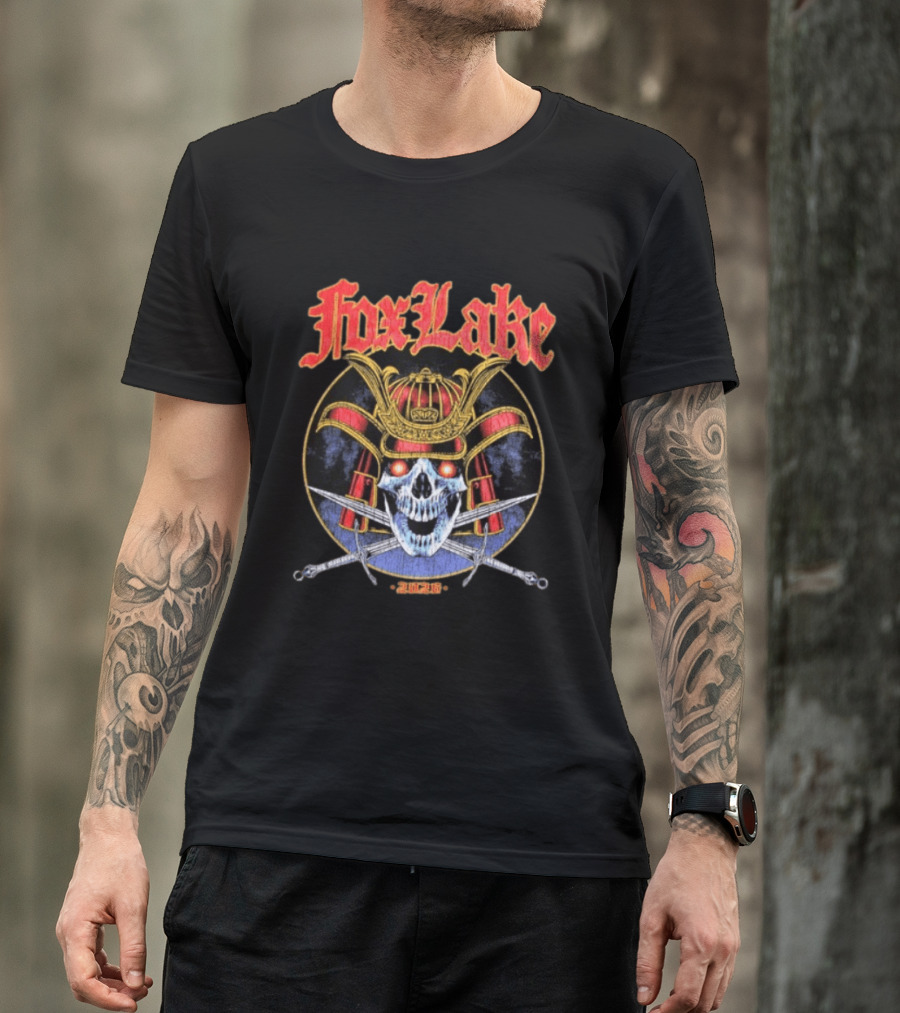Fox Lake Samurai Skull 2026 Are You Ready To Die T-Shirt