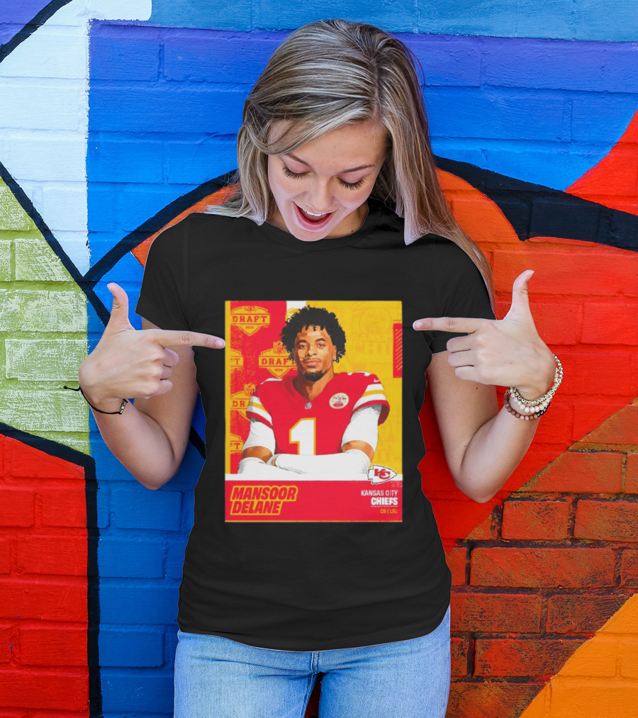 Mansoor Delane Kansas City Chiefs Draft 2026 NFL CB LSU T-Shirt