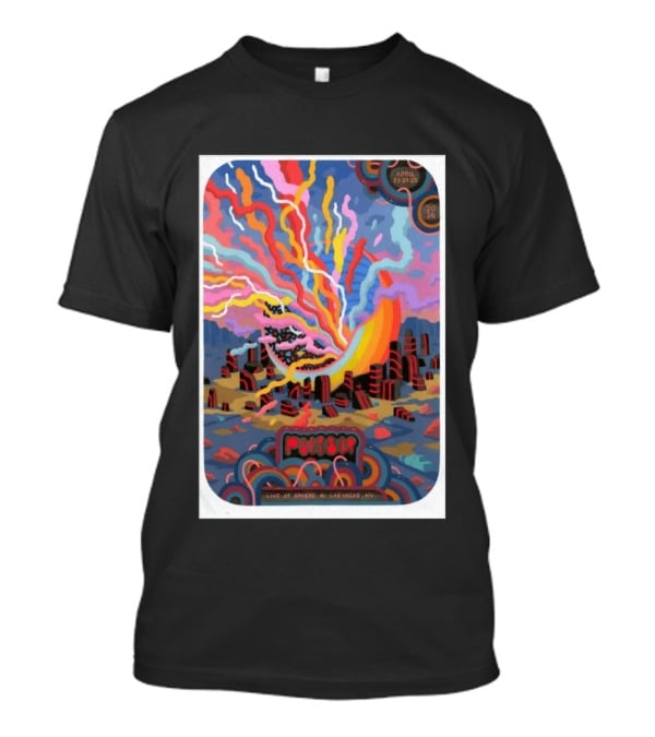 Phish Live At Sphere Las Vegas April 23 24 2026 Psychedelic Art Event T-Shirt