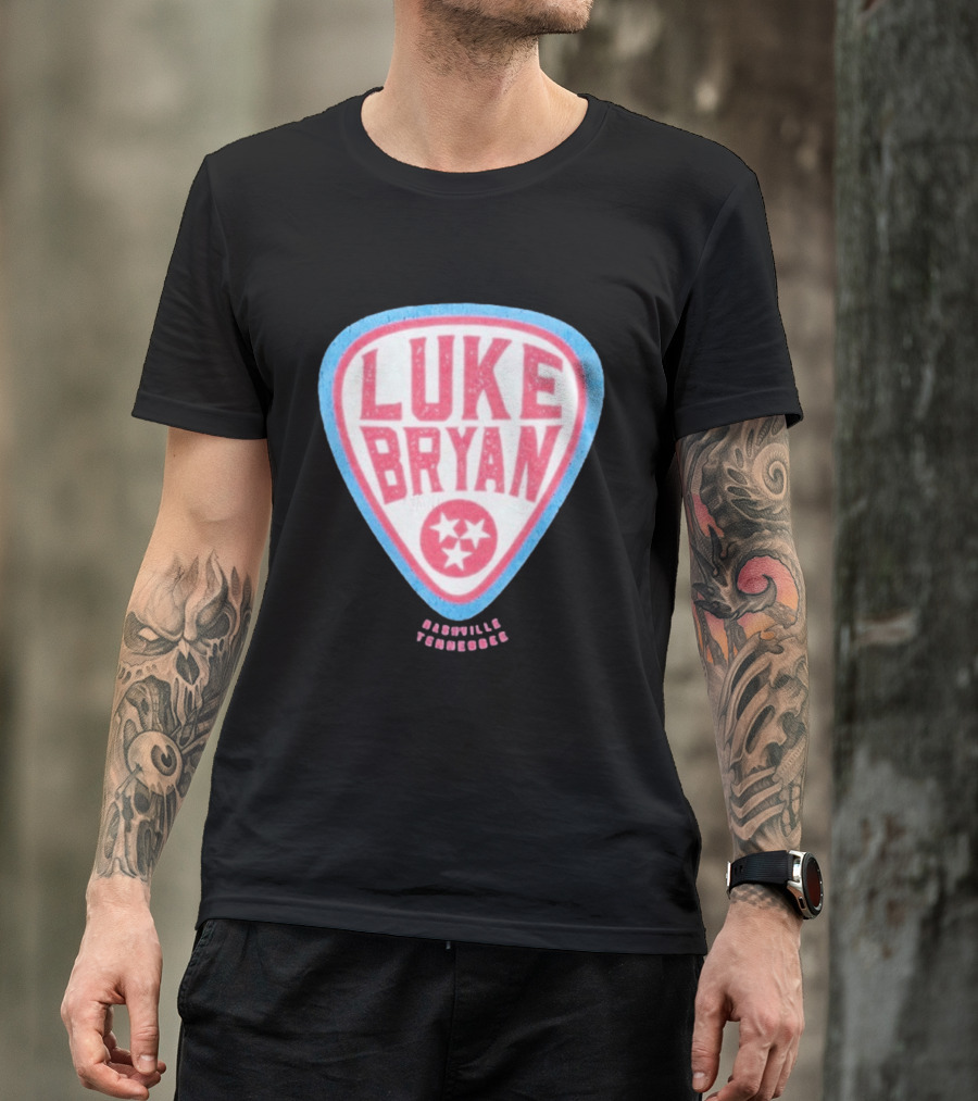 Luke Bryan Nashville Tennessee Pick Three Stars T-Shirt