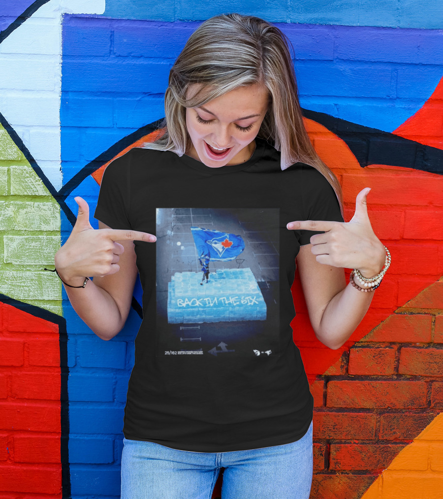 Toronto Blue Jays Back In The 6ix Ice Flag And Blocks T-Shirt