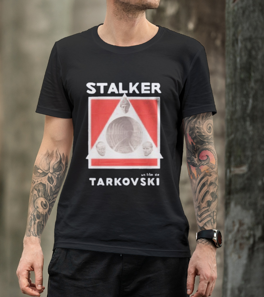 Stalker Film Tarkovski Triangular Faces T-Shirt