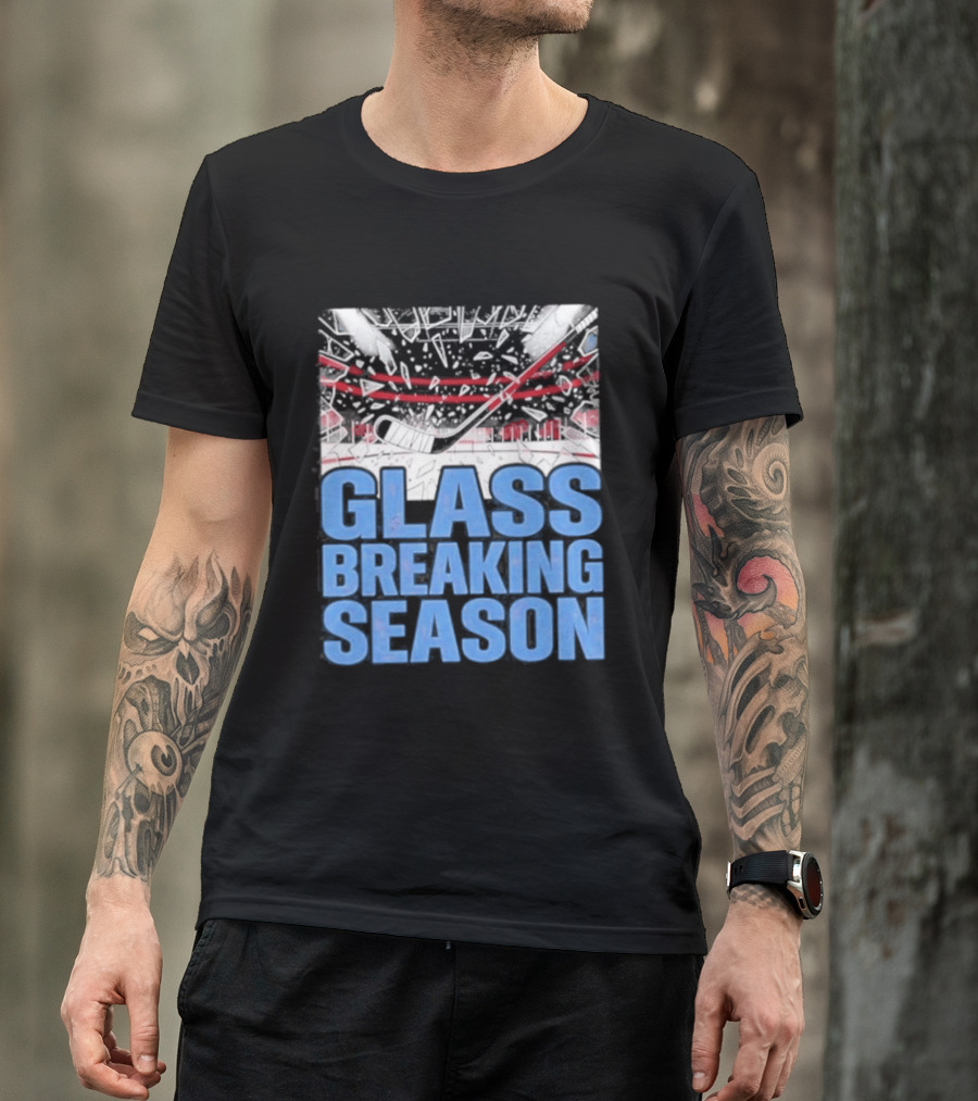 Colorado Avalanche Glass Breaking Season T-Shirt