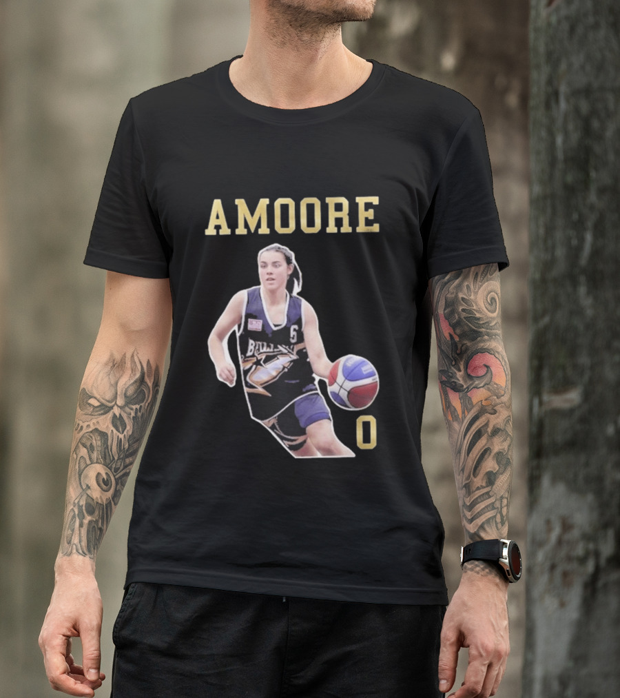 Amoore Bulls Basketball Player Jersey Number 0 T-Shirt