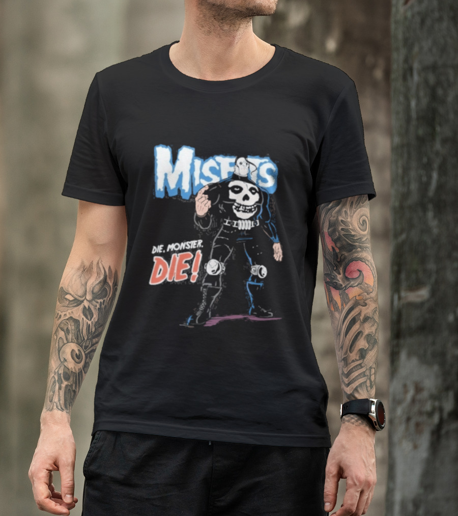 Misfits Die Die My Darling Skeleton Warrior T-Shirt