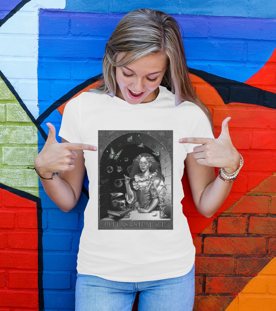 Queens Of The Stone Age Rancho Mirage California 2026 Gig Agua Caliente April 25 2026 T-Shirt