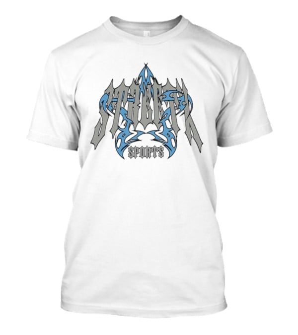 Streetx Sports Gothic Star Blue Tribal T-Shirt