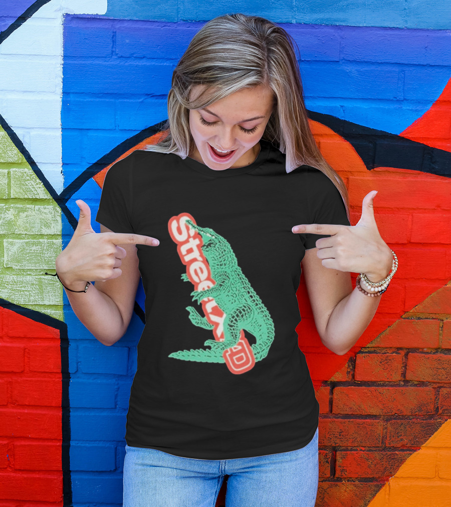 StreetxAD Basilik Gator Vintage Crocodile T-Shirt