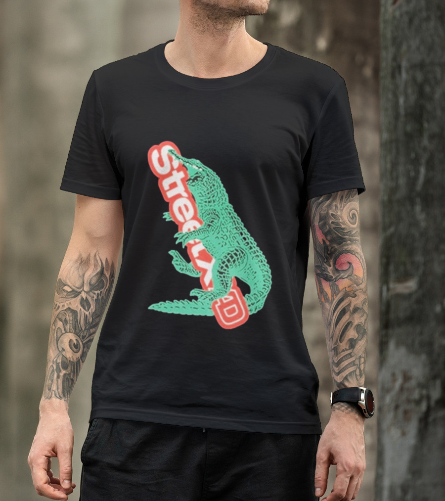 StreetxAD Basilik Gator Vintage Crocodile T-Shirt
