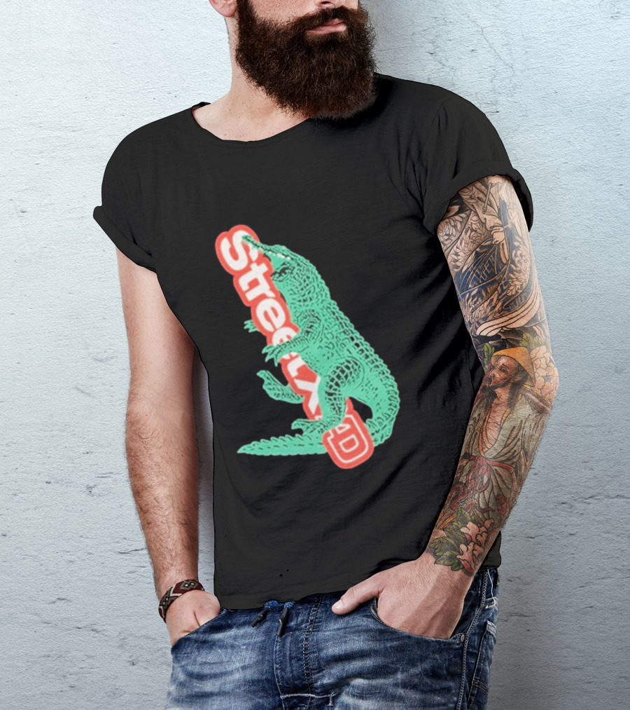 StreetxAD Basilik Gator Vintage Crocodile T-Shirt