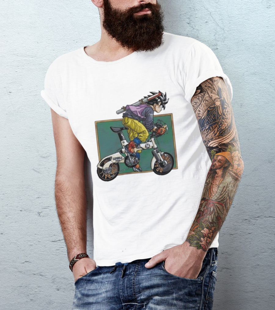 Dragon Ball Z Goku Limited Edition Cycling 34 Capsule Corp T-Shirt