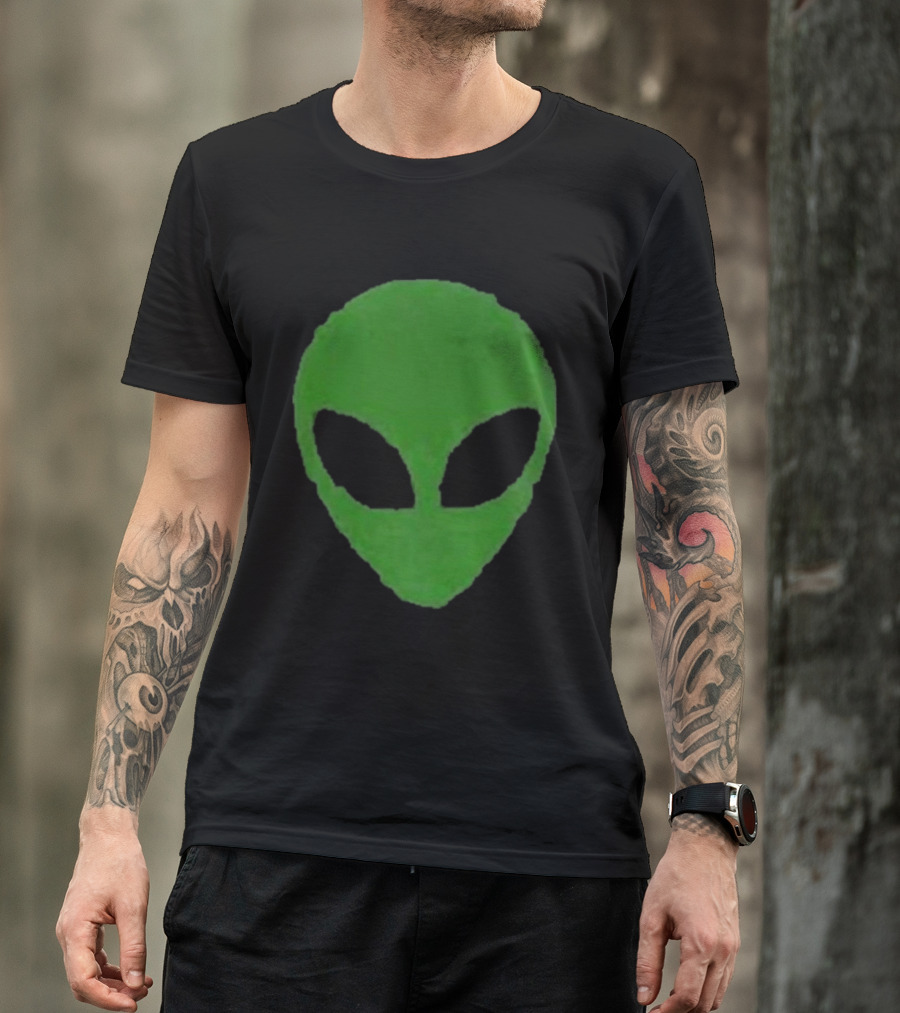 Margo Millet Alien Green Face Money Troubles T-Shirt