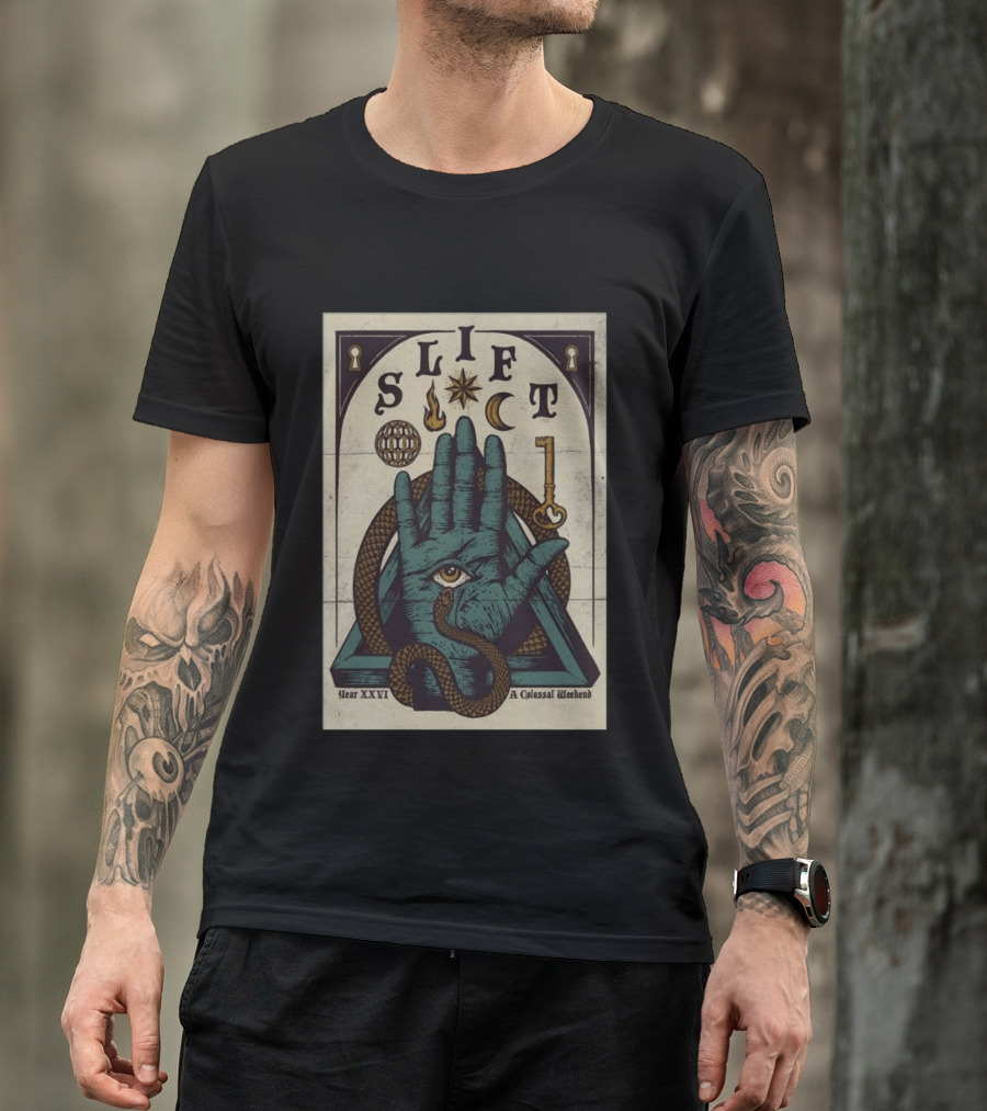 Slift Year XXVI A Colossal Weekend Key T-Shirt