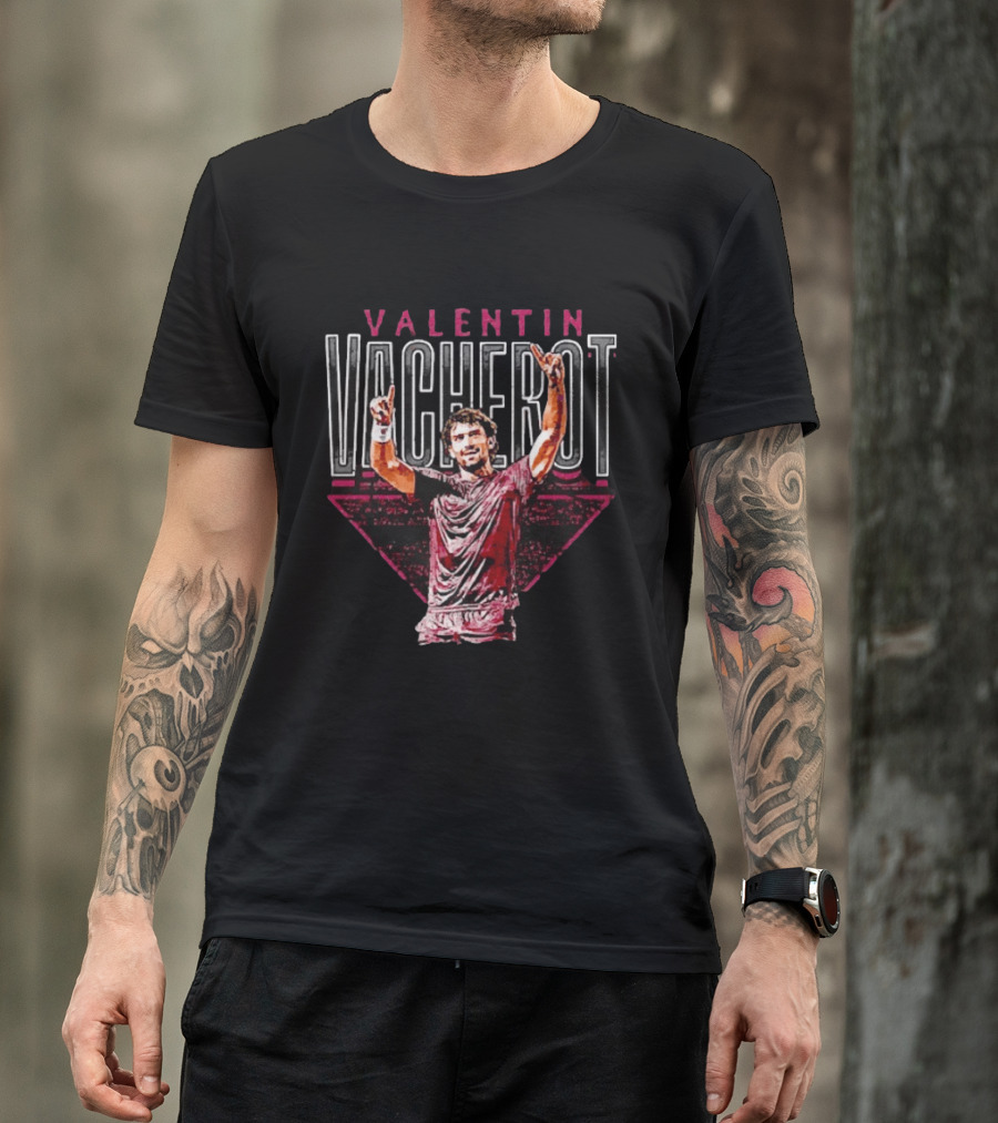 Valentin Vacherot Tennis Player Celebration T-Shirt