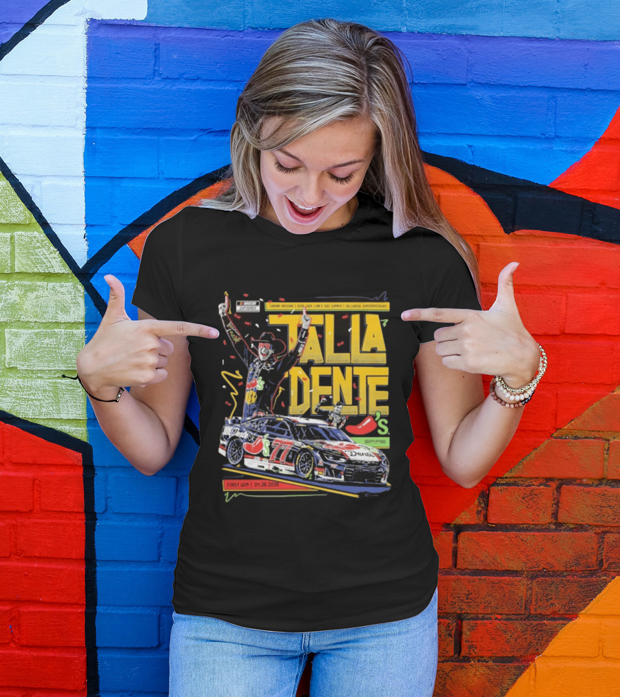 Carson Hocevar Talla Dente First Win Talladega Superspeedway 77 April 2026 T-Shirt