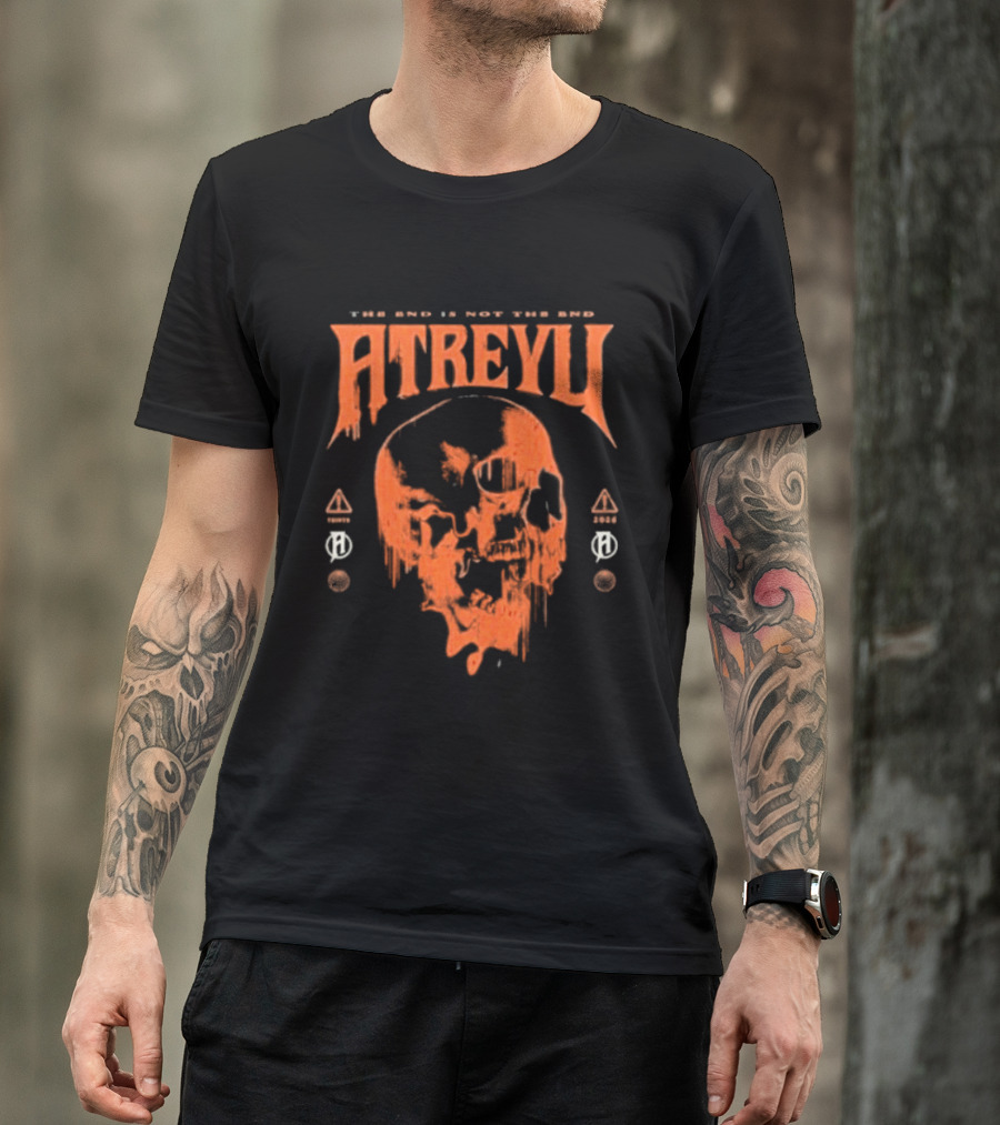 Atreyu Melting Skull The End Is Not The End T-Shirt