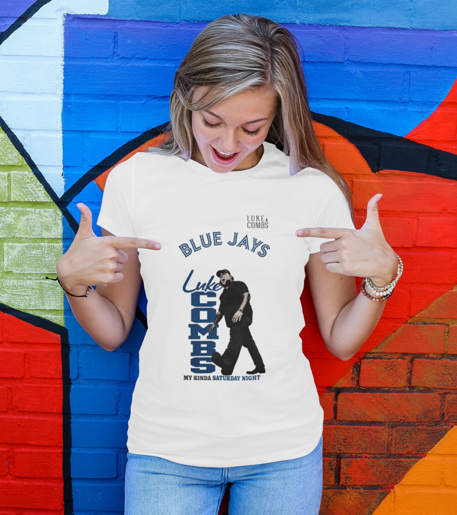 Blue Jays Luke Combs Saturday Night Toronto 2026 Tour Concert T-Shirt