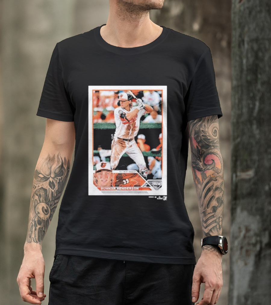 Baltimore Orioles Gunnar Henderson 2026 Rookie Card T-Shirt