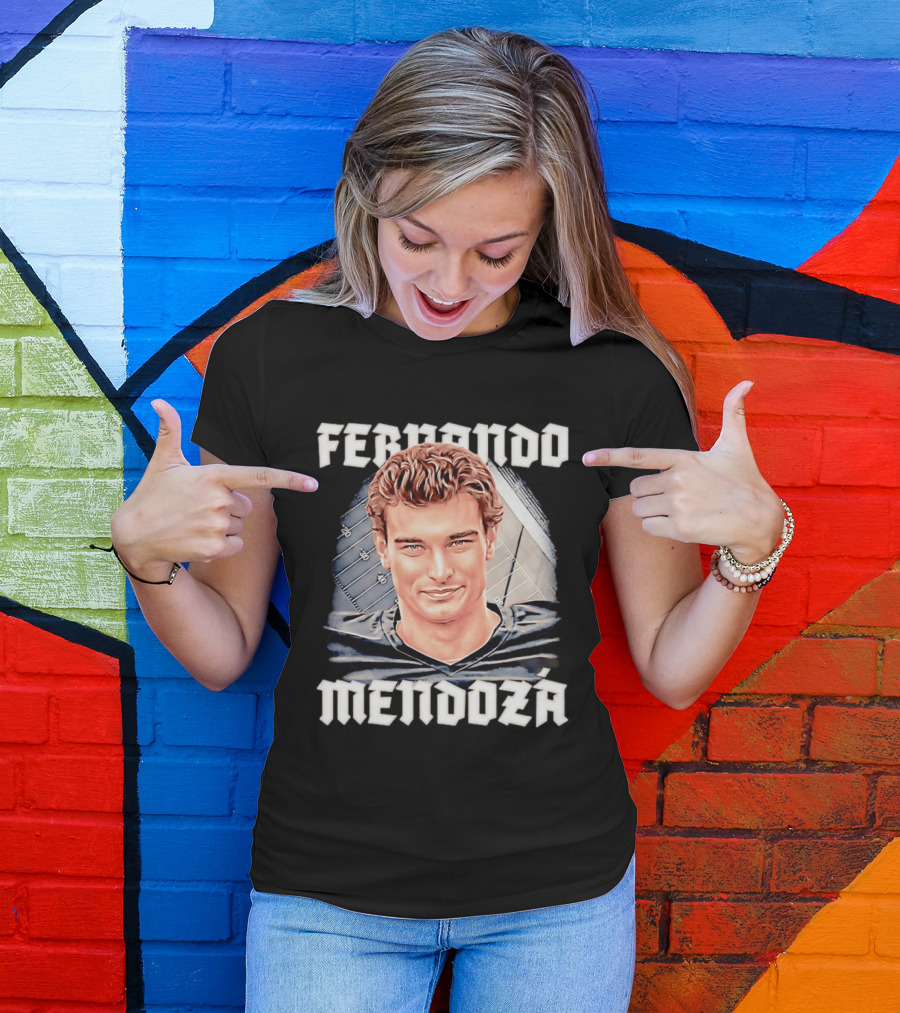 Fernando Mendoza Las Vegas Raiders Raider Nation Quarterback T-Shirt