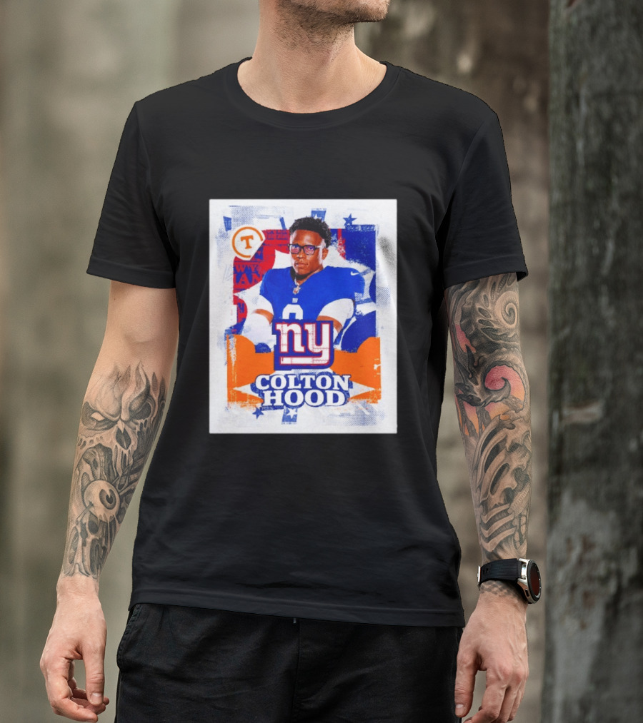 Colton Hood New York Giants 2026 Draft NY Giants Football T-Shirt