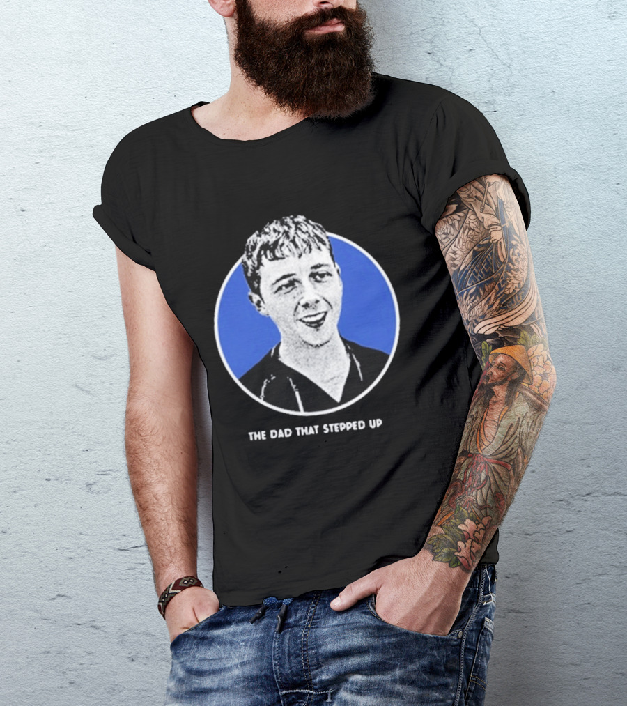 Huckleberry Finn The Dad That Stepped Up Vintage Style Circle T-Shirt