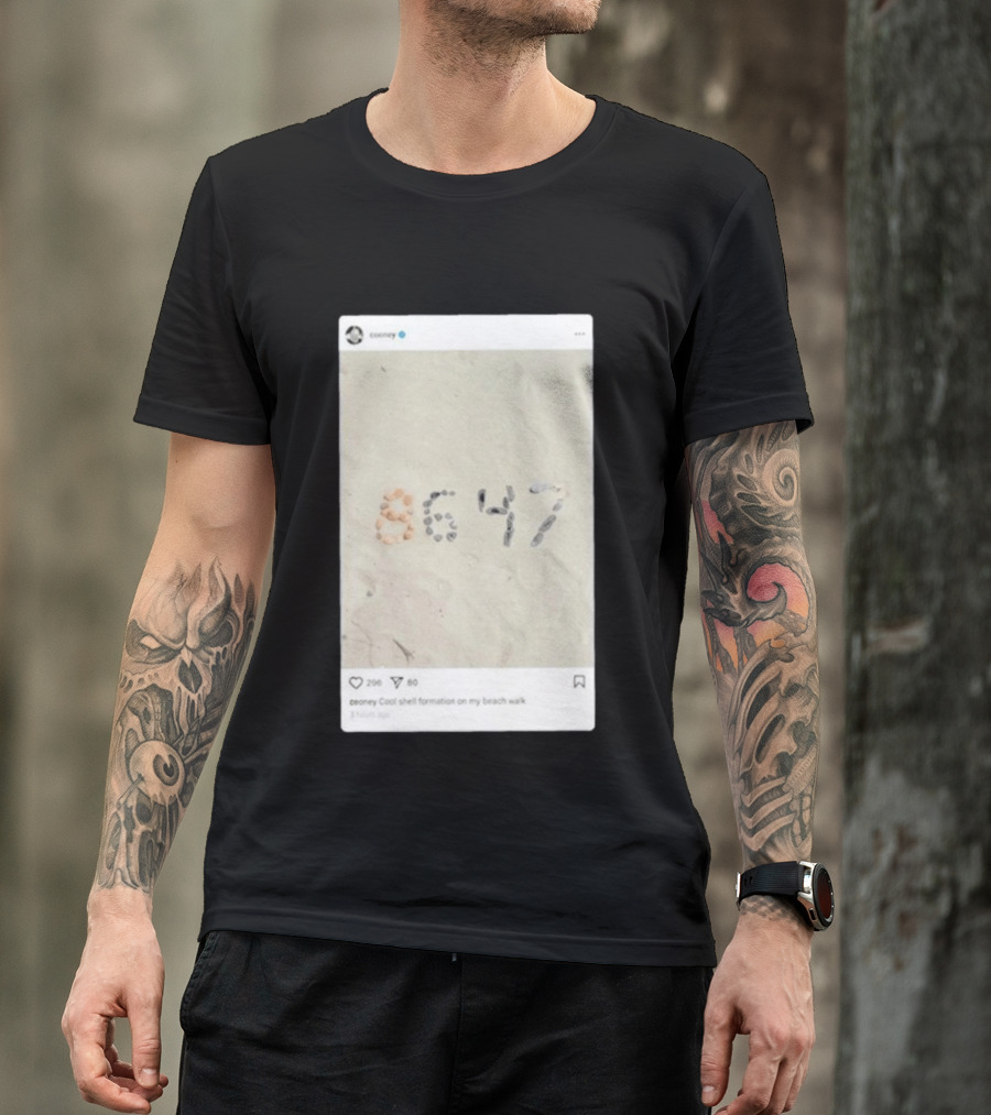 Comey Cool Shell Formation 8647 Beach Walk T-Shirt