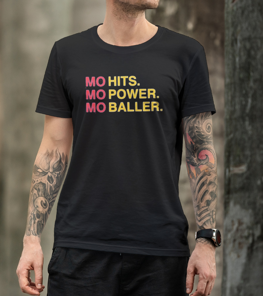 Mo Hits Mo Power Mo Baller Moises Ballesteros Chicago Cubs MLB T-Shirt