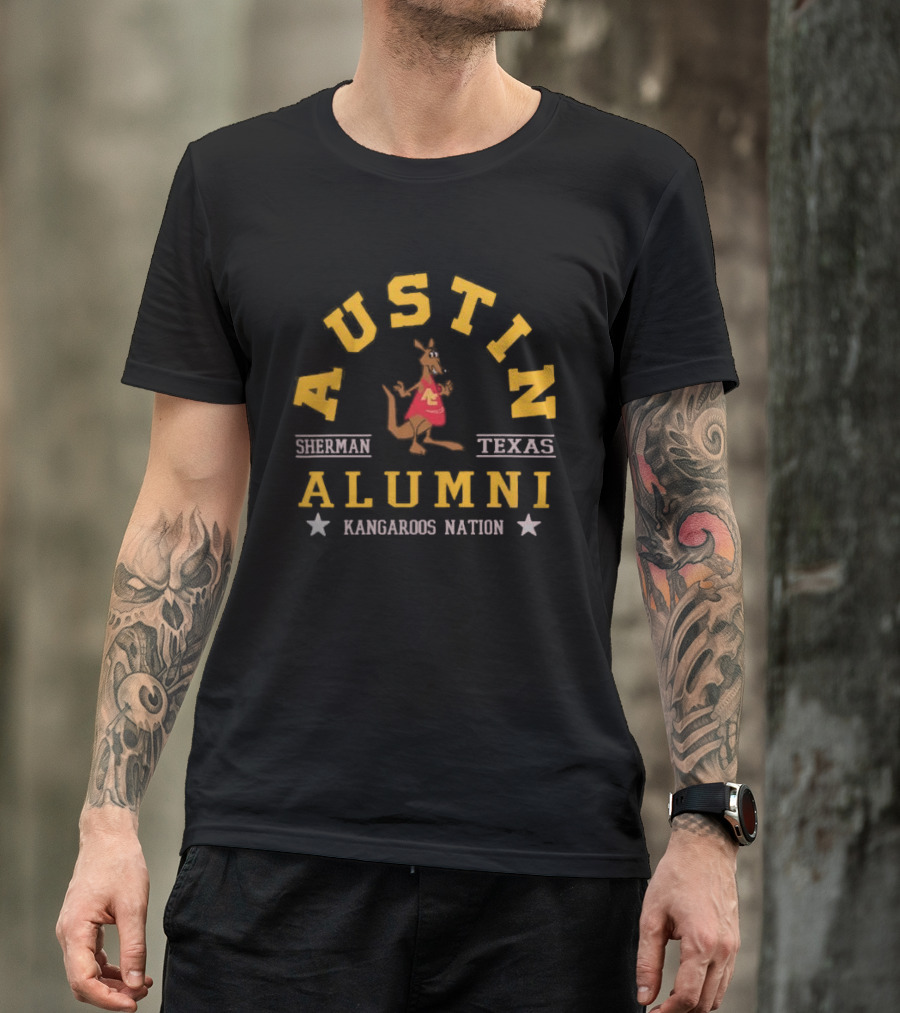 Austin Sherman Texas Alumni Kangaroos Nation T-Shirt