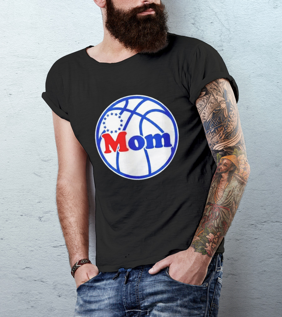 Philadelphia 76ers Basketball Mom 2026 T-Shirt