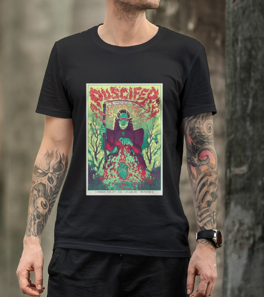 Puscifer Normal Isn't Chesterfield MO Apr 30 2026 St Louis MO The Factory T-Shirt