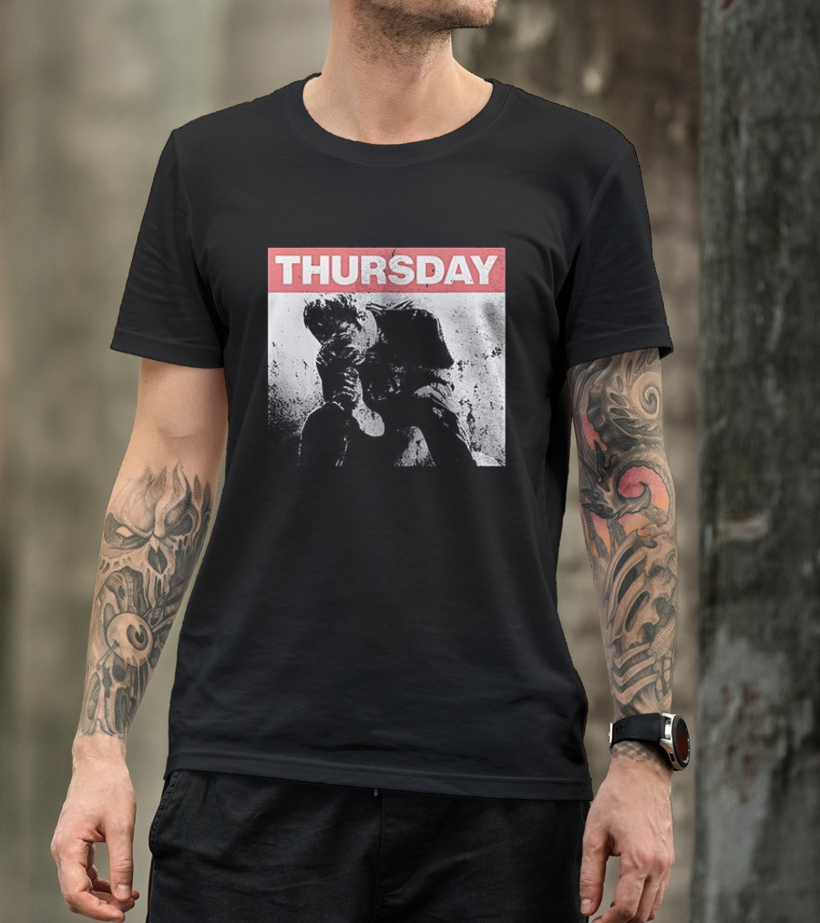 Thursday Sitting Alone In The Dark Of The Stadium Grunge T-Shirt