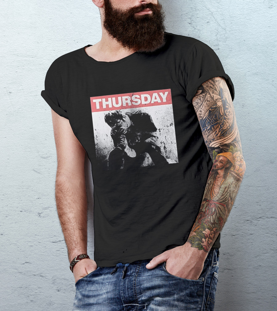 Thursday Sitting Alone In The Dark Of The Stadium Grunge T-Shirt