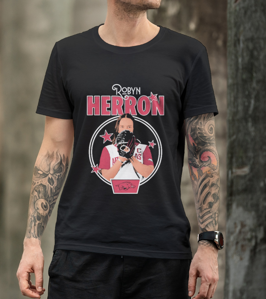 Arkansas Razorbacks Softball Robyn Herron T-Shirt