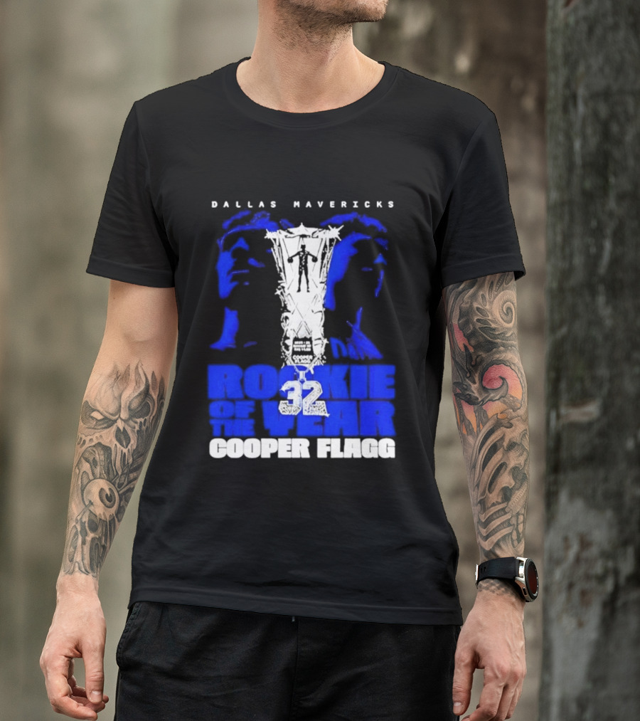 Dallas Mavericks Rookie Of The Year 2026 Cooper Flagg 32 T-Shirt