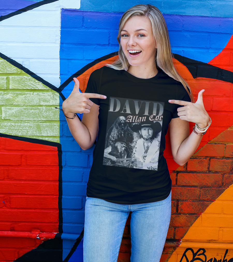 David Allan Coe Iconic Country Music Legend Images T-Shirt