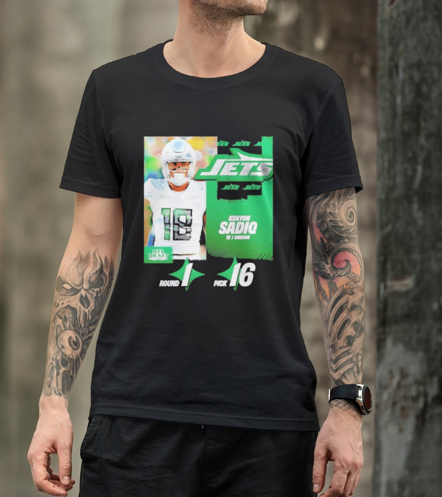 New York Jets Draft Kenyon Sadiq Pick 16 Round 1 2026 NFL Draft T-Shirt
