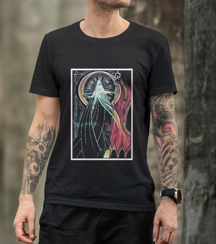 Queens Of The Stone Age Alive In The Catacombs Tour Seattle April 29 2026 T-Shirt