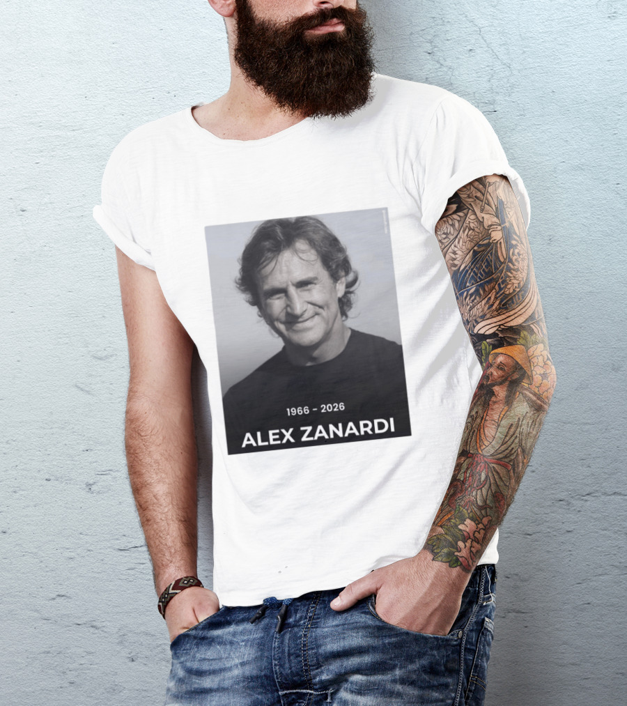 1966 2026 Alex Zanardi Con Profondo Dolore La Famiglia Comunica La Scomparsa Di Alessandro Zanardi T-Shirt