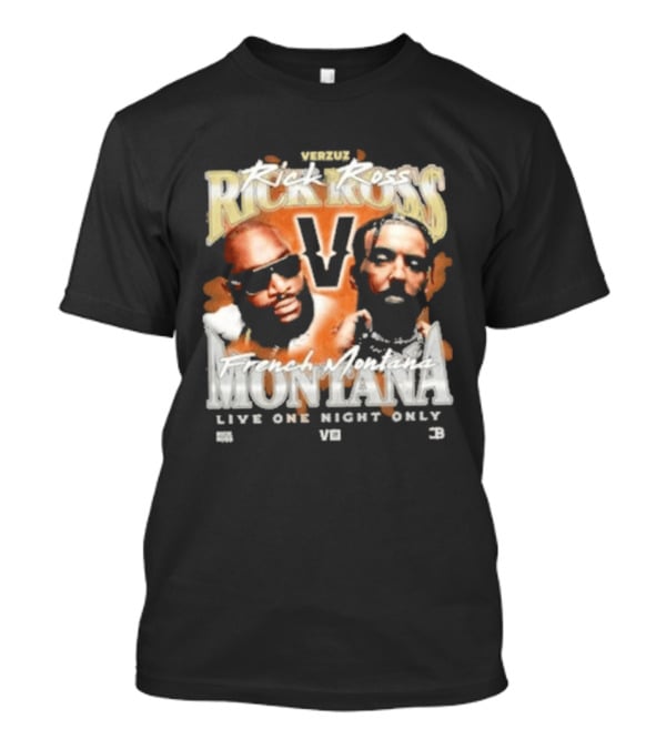 Rick Ross X French Montana Live One Night Only Verzuz Event Vibes T-Shirt