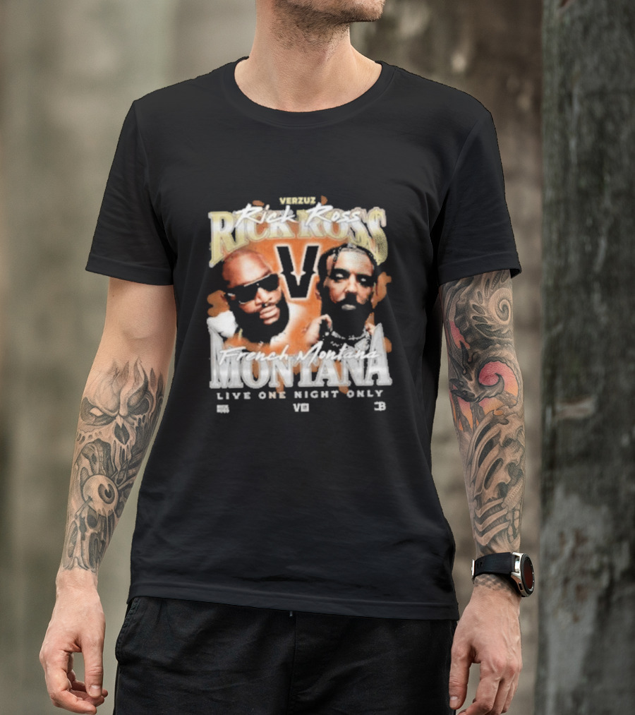 Rick Ross X French Montana Live One Night Only Verzuz Event Vibes T-Shirt