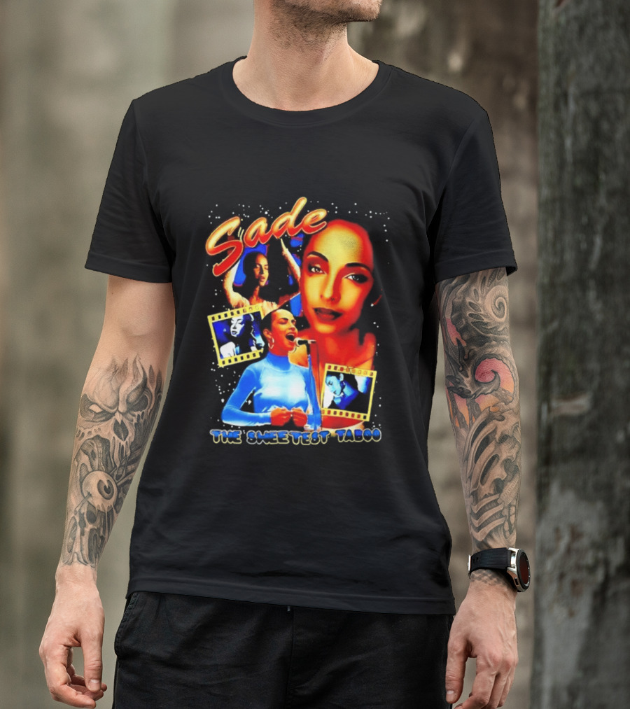 Sade The Sweetest Taboo Music Icon Montage T-Shirt