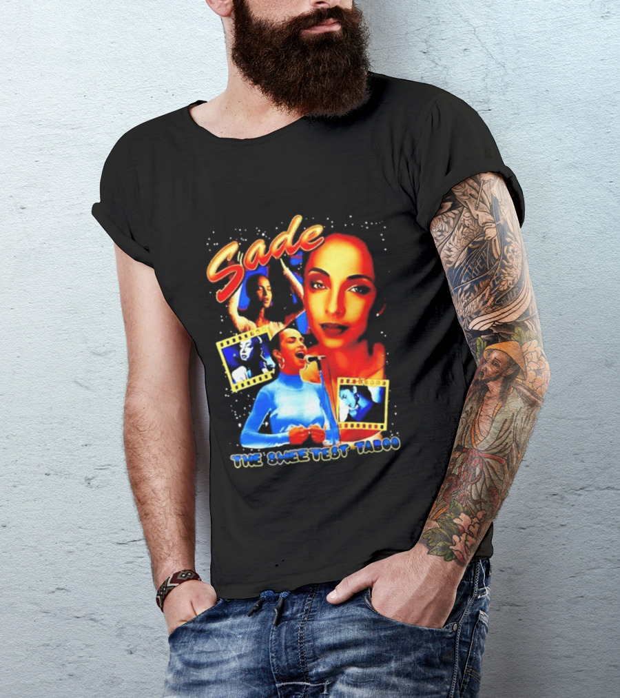 Sade The Sweetest Taboo Music Icon Montage T-Shirt