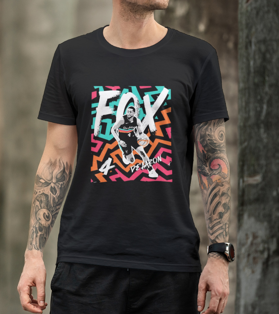 San Antonio Spurs Keldon Johnson Fox 4 De'aaron 2026 T-Shirt