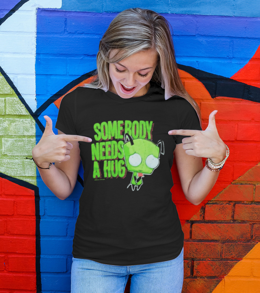 Somebody Needs A Hug Gir Invader Zim T-Shirt